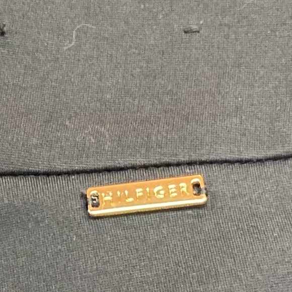 Tommy Hilfiger Navy Blue Pull-on Dress Trouser Skinny Leg Rayon/Nylon/Elastane - Picture 8 of 11